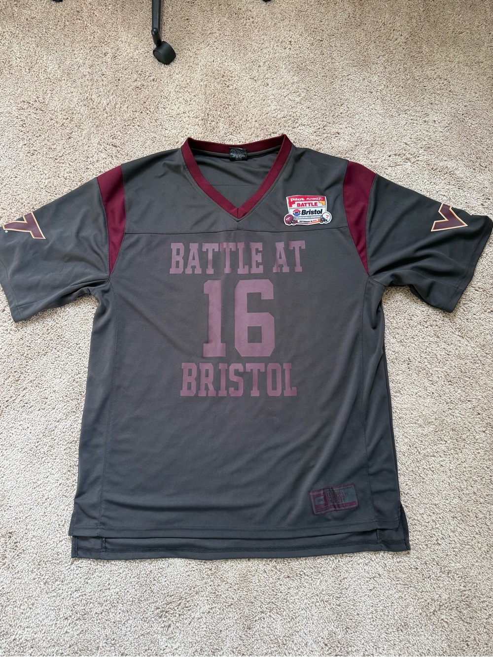 Virginia Tech “Battle at Bristol” 2016 Commemorative Jersey 🦃🏈